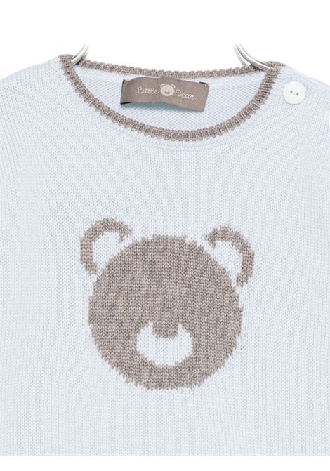 Pull con orsetto LITTLE BEAR | 2301CIELO/TORTORA